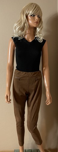 Pantalon legging marron - , simili