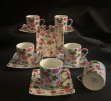 Tasses sous tasses, lot de 6