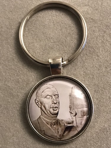Porte clé médaillon métal - clÉ,