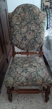 fauteuil tapissé, ancien