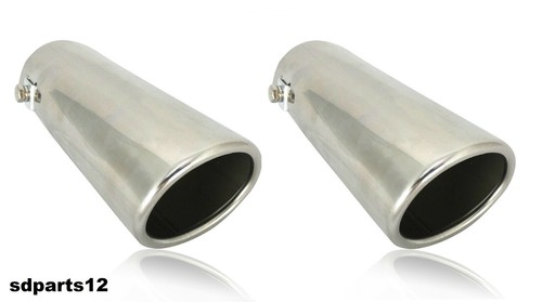 Embout échappement bordure - 2x,