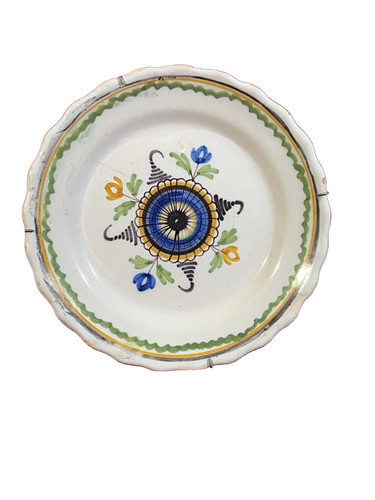 Ancienne assiette faïence - ancienne,