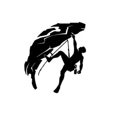 Mur d'escalade autocollant