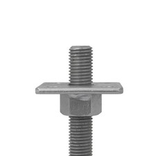 GeZu Impex support poteau galvanisé à chaud 80x80 mm réglable bois clôture