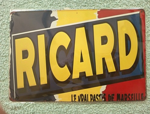 Tôle publicitaire ricard - tôle,