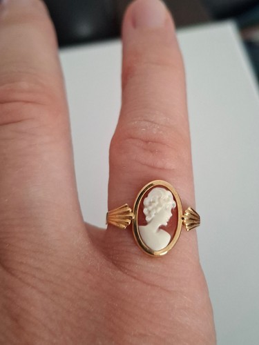 Bague jaune sertie d un - or,