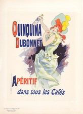 Affiche Art Nouveau Quinquina Dubonnet Aperitif 29
