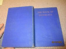 Livre Manuel Vocabulaire Anglais THE BOOK OF INTERESTS 1939 ill Norman Howard