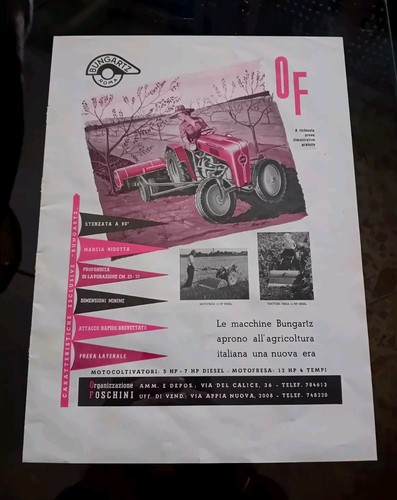 Publicité tracteur bungartz - publicité,