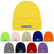 Bonnet Ricard hiver apero couvre chef protection neige froid couleur au choix 