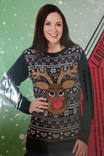 Pull Noel Femme Renne M - 40