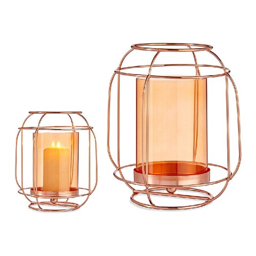 Bougeoir gift decor cuivre - decor,