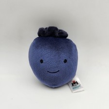 AUTHENTIQUE peluche Jellycat Fabulous Fruit Blueberry - retraitée et rare 4"