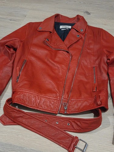 Veste cuir véritable - veste,
