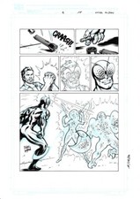 Oliver Hudson Planche originale #15 MIKROS (JY Mitton) Original art comics