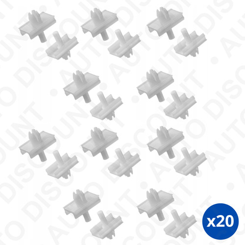 20x clips garniture latérale - 20x,