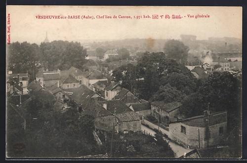 Cpa vendeuvre sur - cpa, vendeuvre-sur-barse,