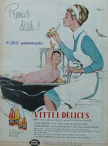 Publicite vittel delices - publicite, soda