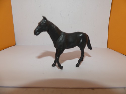 Figurine timpo cheval - cheval, noir
