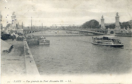 Paris vue générale du pont - du,