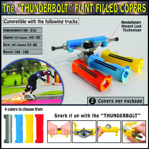 Thunderbolt flint skateboard - flint,