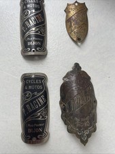 Ancienne plaque vélo Cycles Raphael Moto Dijon bicyclette bicycle Terrot