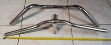 2 Guidon vélo ville ancien vintage acier chromé 