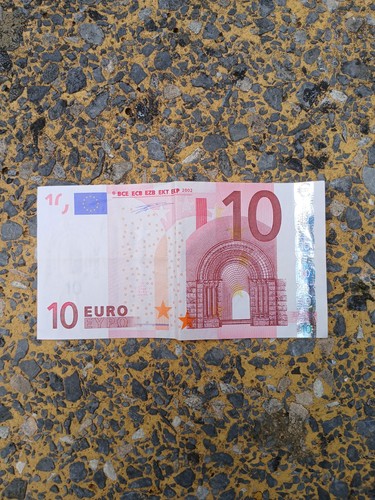 Billet euros 2002 - de, 10