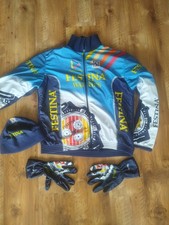 veste cycliste hiver Festina+ Bonnet+ Gant