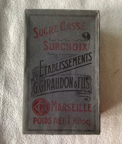 Boite sucre vide - boite, giraudon