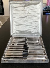 Lot de 24  couteaux métal