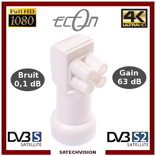 Lnb universel quad db - universel, gain