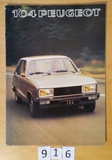 PEUGEOT 104 SL / GL6 / GL