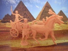 ATLANTIC Biga Égyptienne Avec Soldats Chiffres 1:3 2 Jouet Soldiers Complet CA3