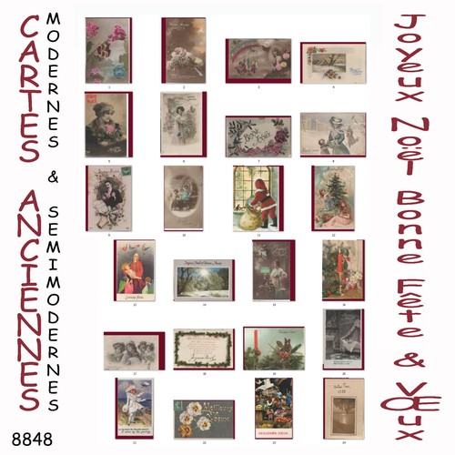 8848 cpsm cpa - 8848, cartes