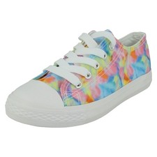 Baskets En Toile À Lacets Tie