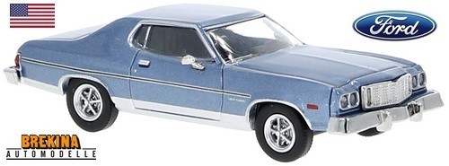 Ford gran torino bleu - ford, (1976)