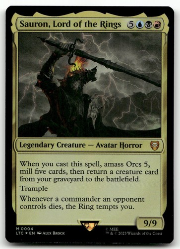 Sauron lord the - of, rings
