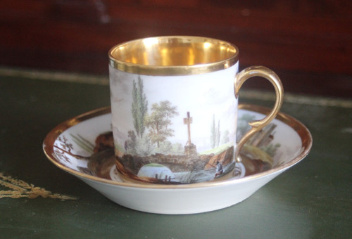 Tasse litron porcelaine