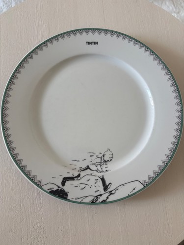 Assiette officielle tintin - assiette,