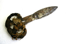 ancienne paire de ciseaux en