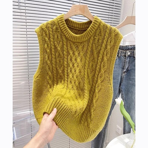 Femme tricot gilet sans manche - gilet,