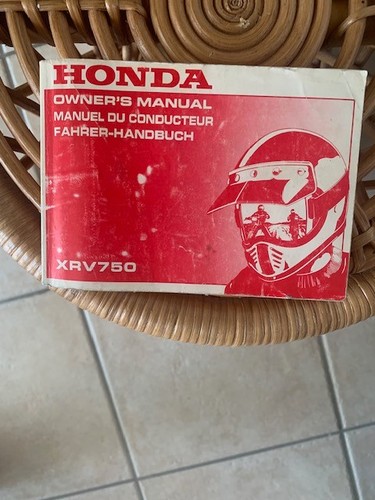 Honda xrv750 manuel - xrv750, 🇫🇷