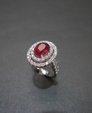 ☆ SOMPTUEUSE BAGUE OR BLANC