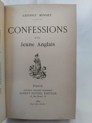 George moore 1889 confessions - moore,