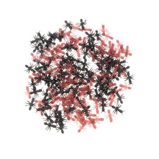 200pcs Insectes en Plastique pour Enfants Jouets de Figures d'insecte Fourmis