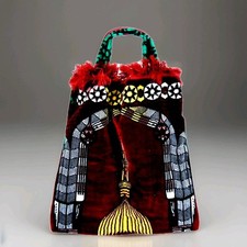 Artisanat Florentin Sac Bohémien Tapisserie Économie Circulaire Thème Ethnique