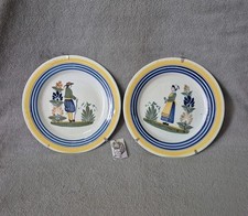 Lot assiettes couple en - assiettes,