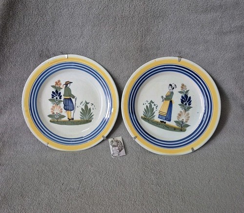 Lot assiettes couple en - lot, 2