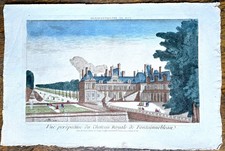 Vue d'optique XVIIIè Chateau